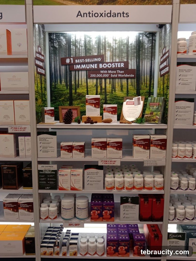 Antioxidants and Immune Booster Display
