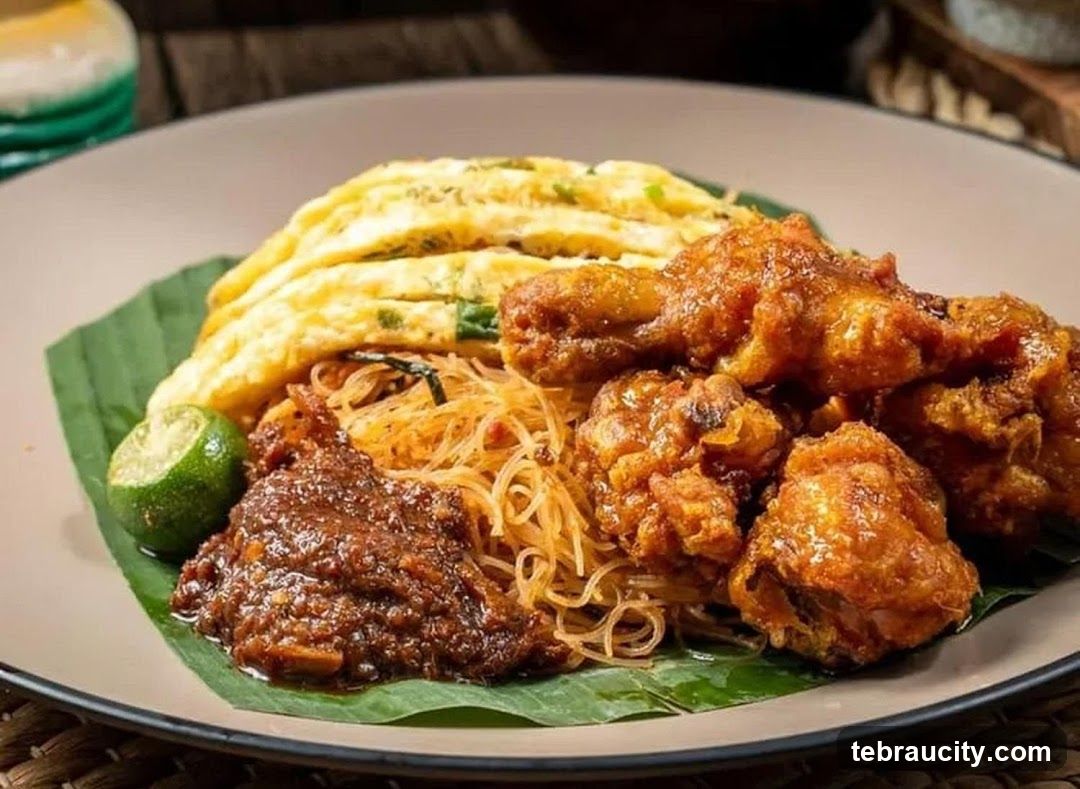 Fried Chicken and Noodles
