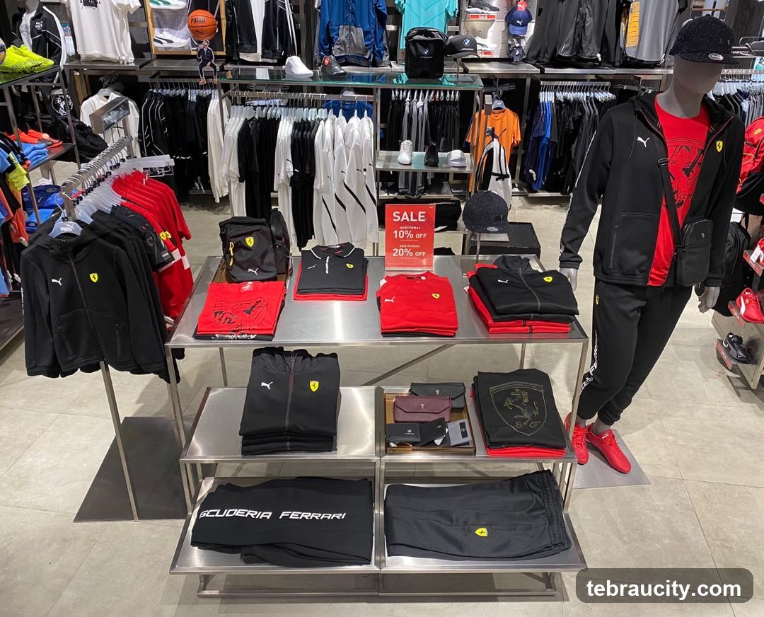 Ferrari Merchandise Display