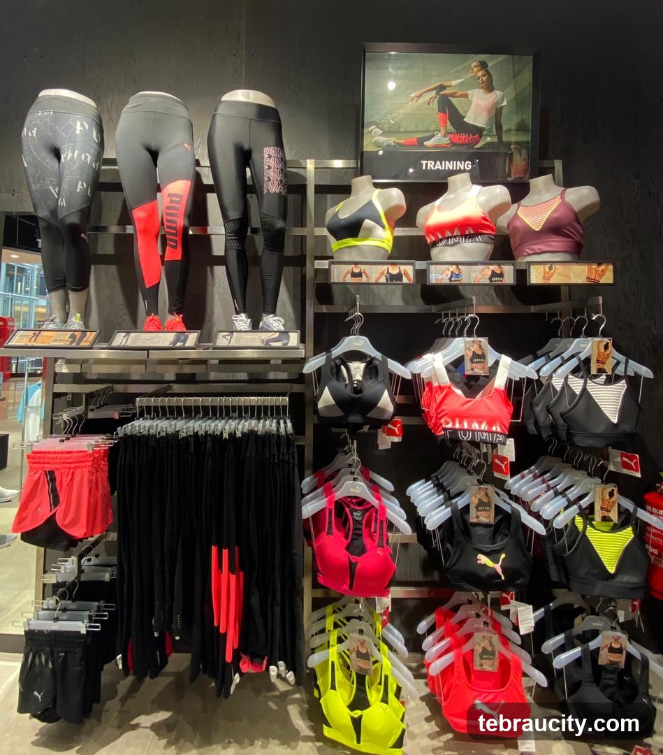 Puma Training Apparel Display