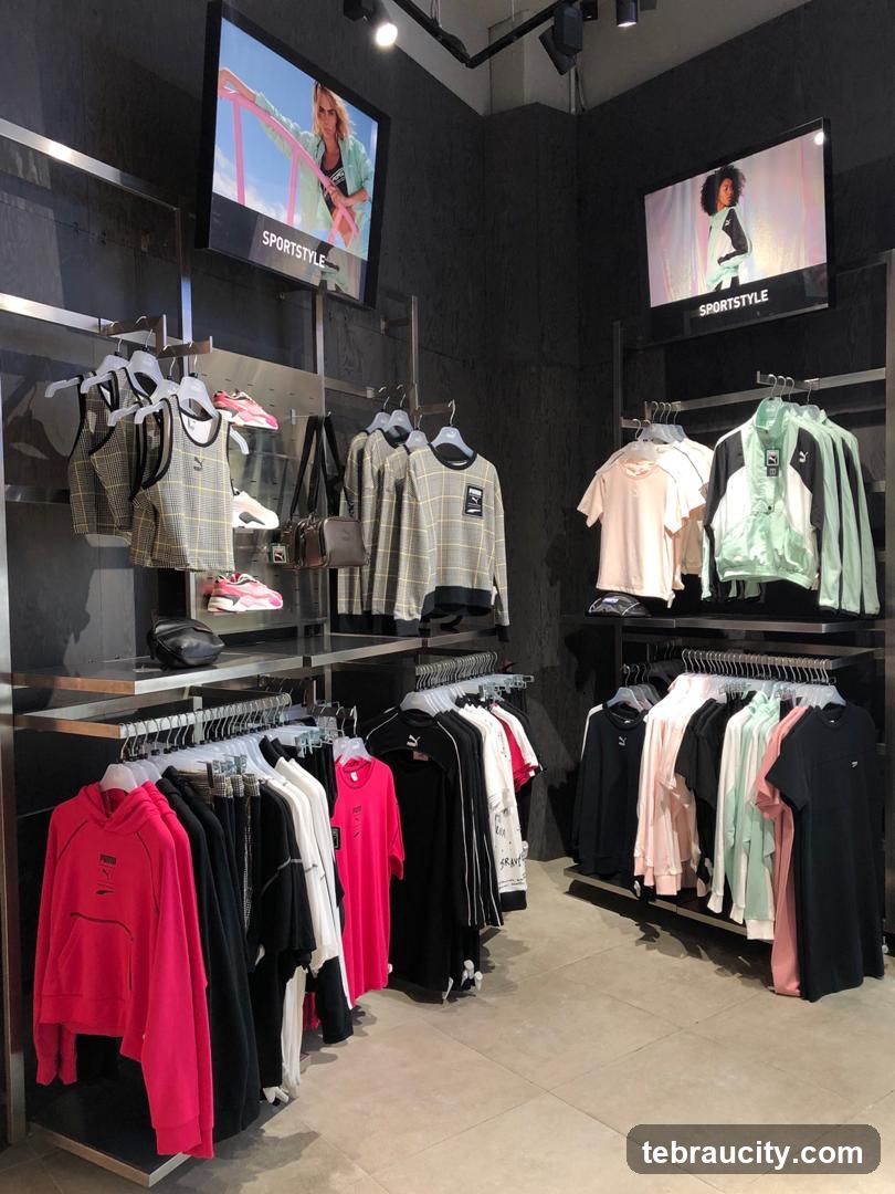 Puma Sportstyle Clothing Display
