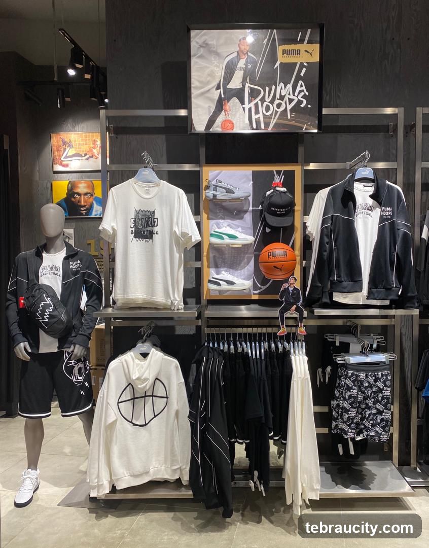Puma Basketball Apparel Display