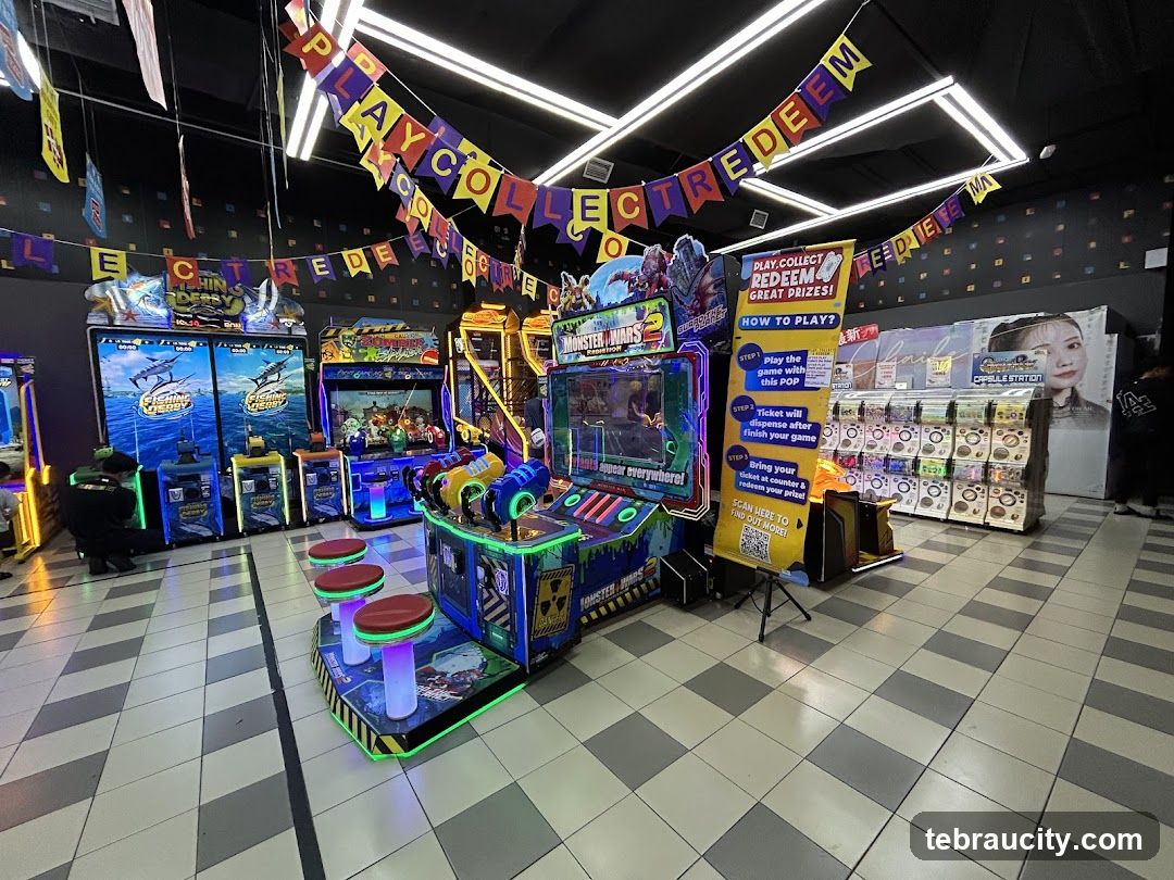 Arcade with Game Machines
