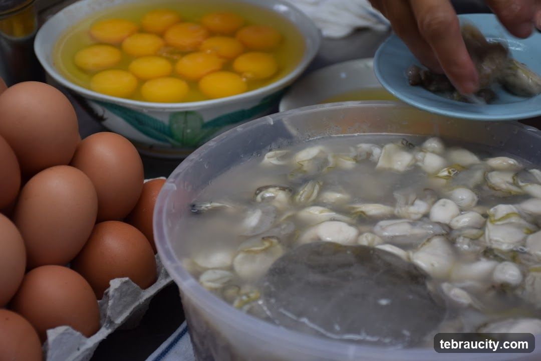 Oysters and Eggs Preparation