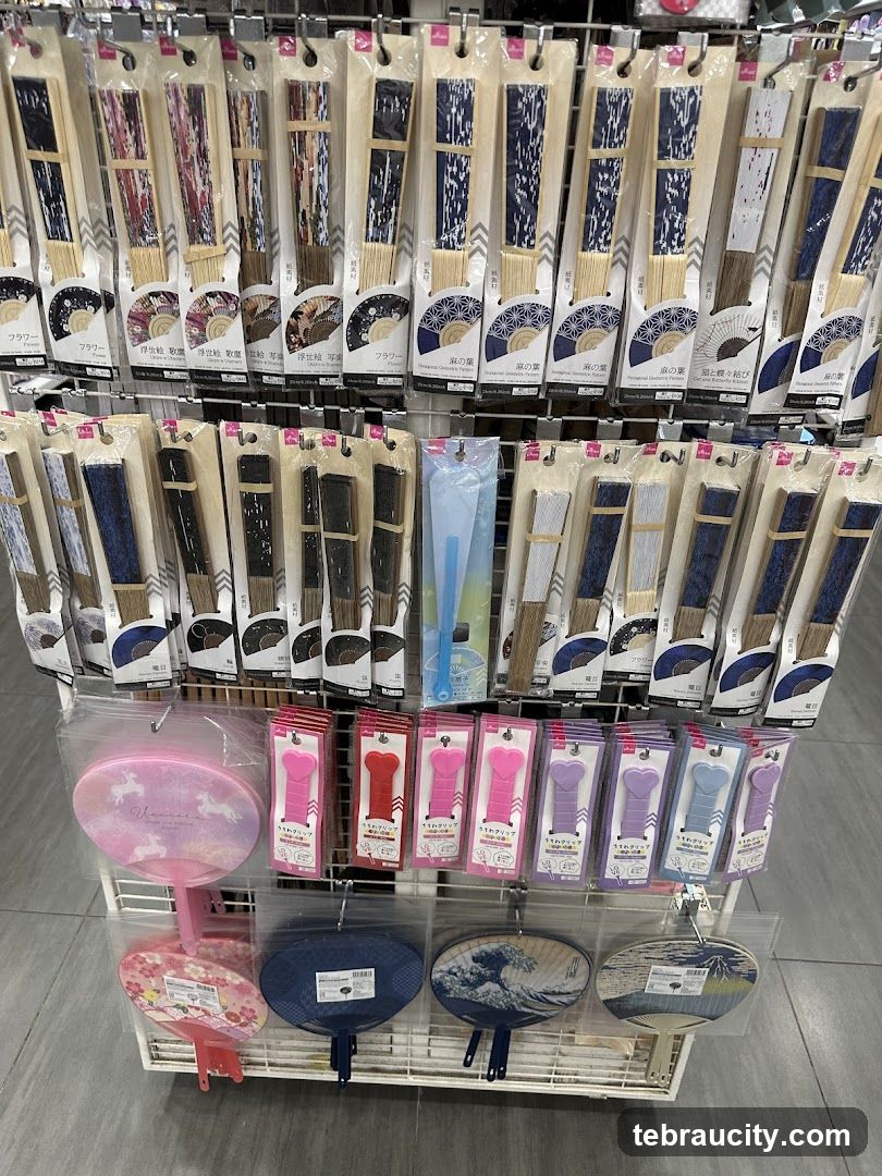 Fan Display in Retail Store