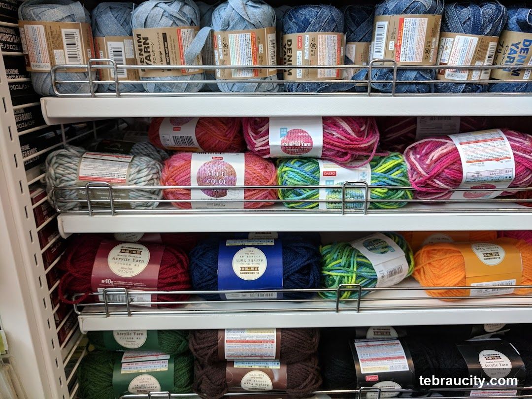 Yarn Display in Store