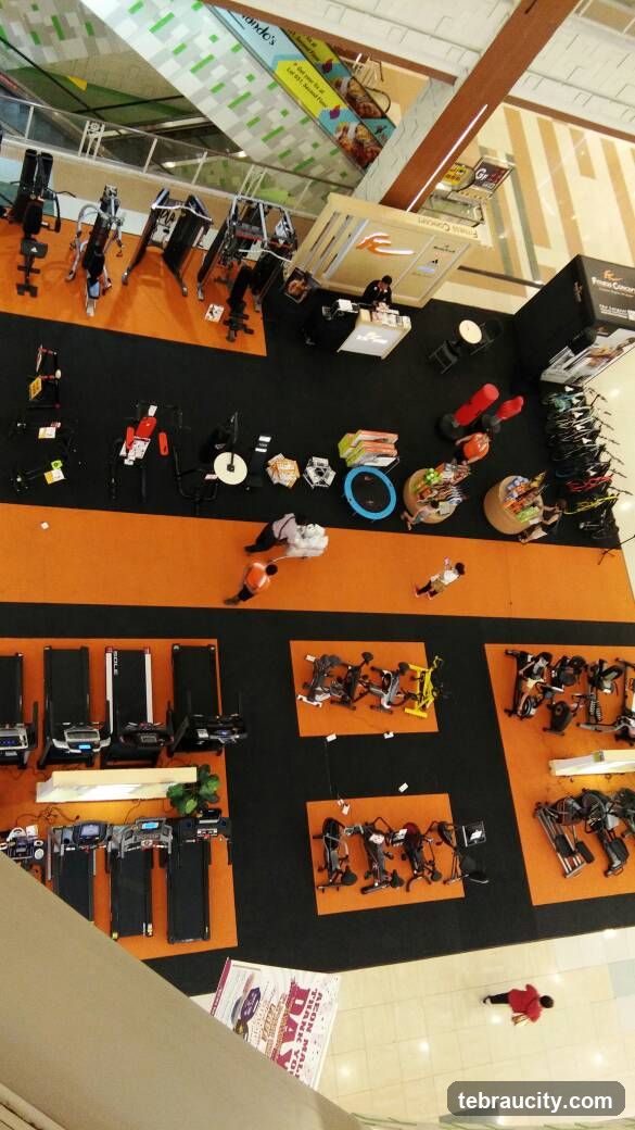 Interior Fitness Equipment Showroom