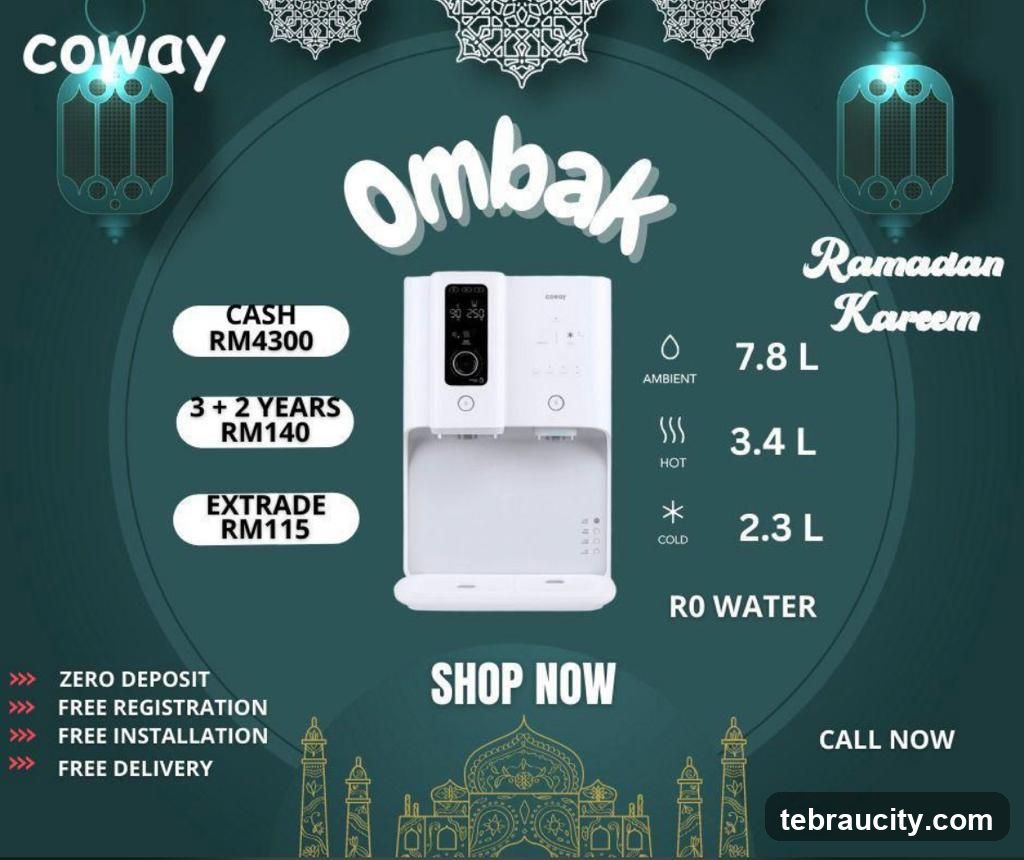 Coway Ombak Water Dispenser Advertisement