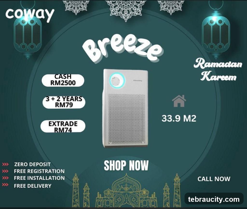 Coway Breeze Air Purifier Advertisement