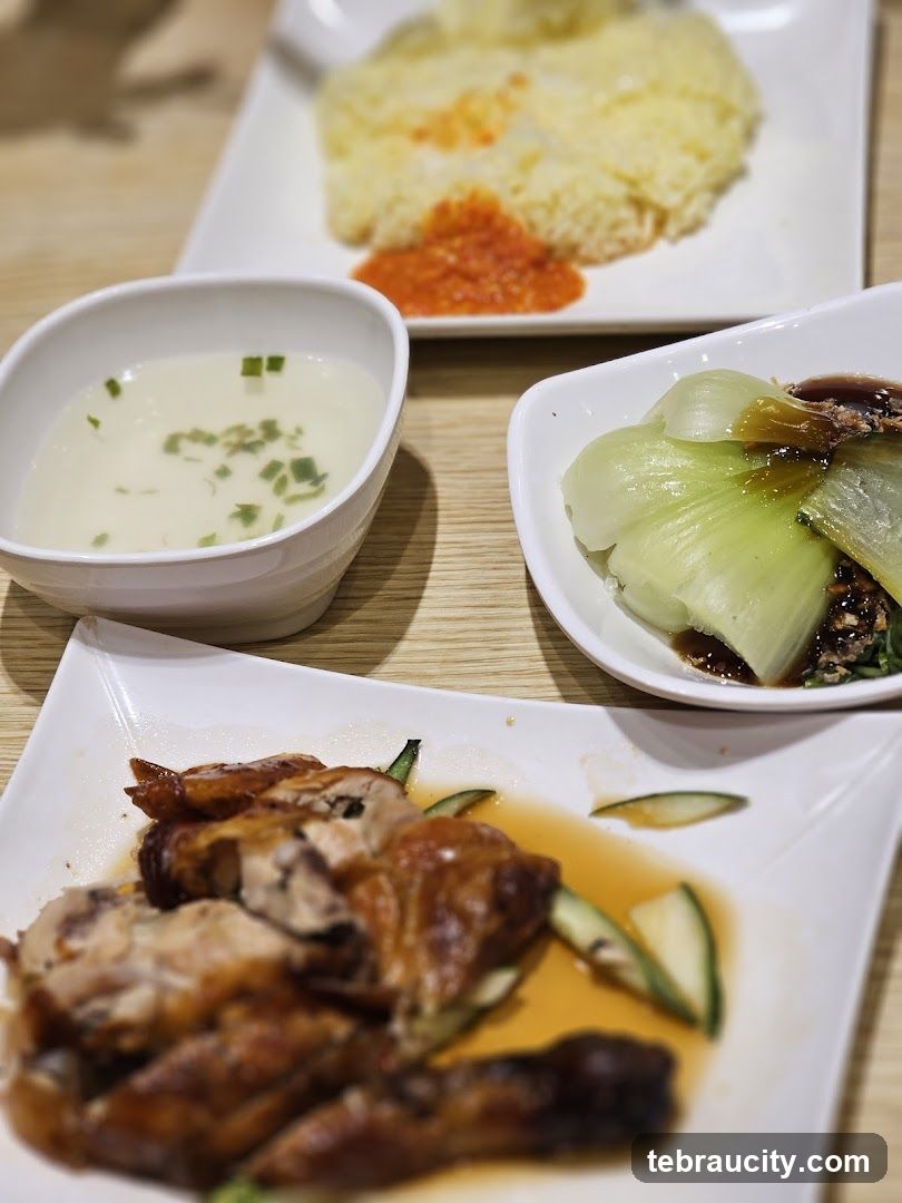 Dining Table with Food Items