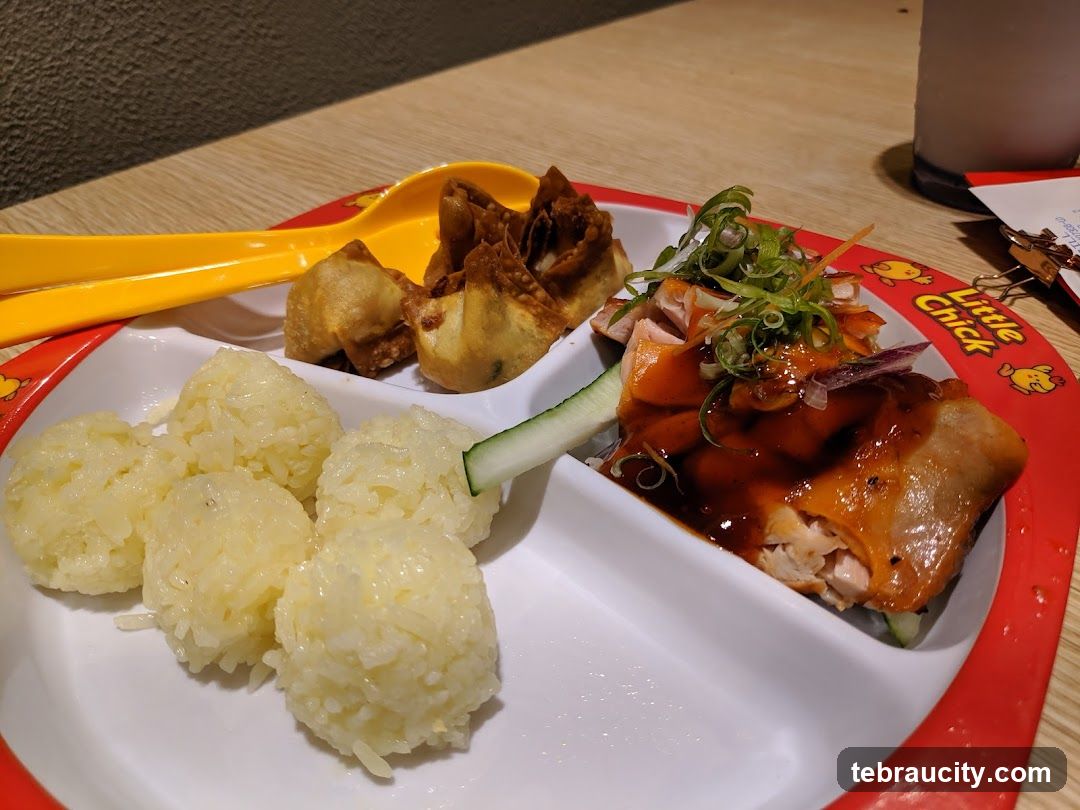 Food Plate at Little Chick