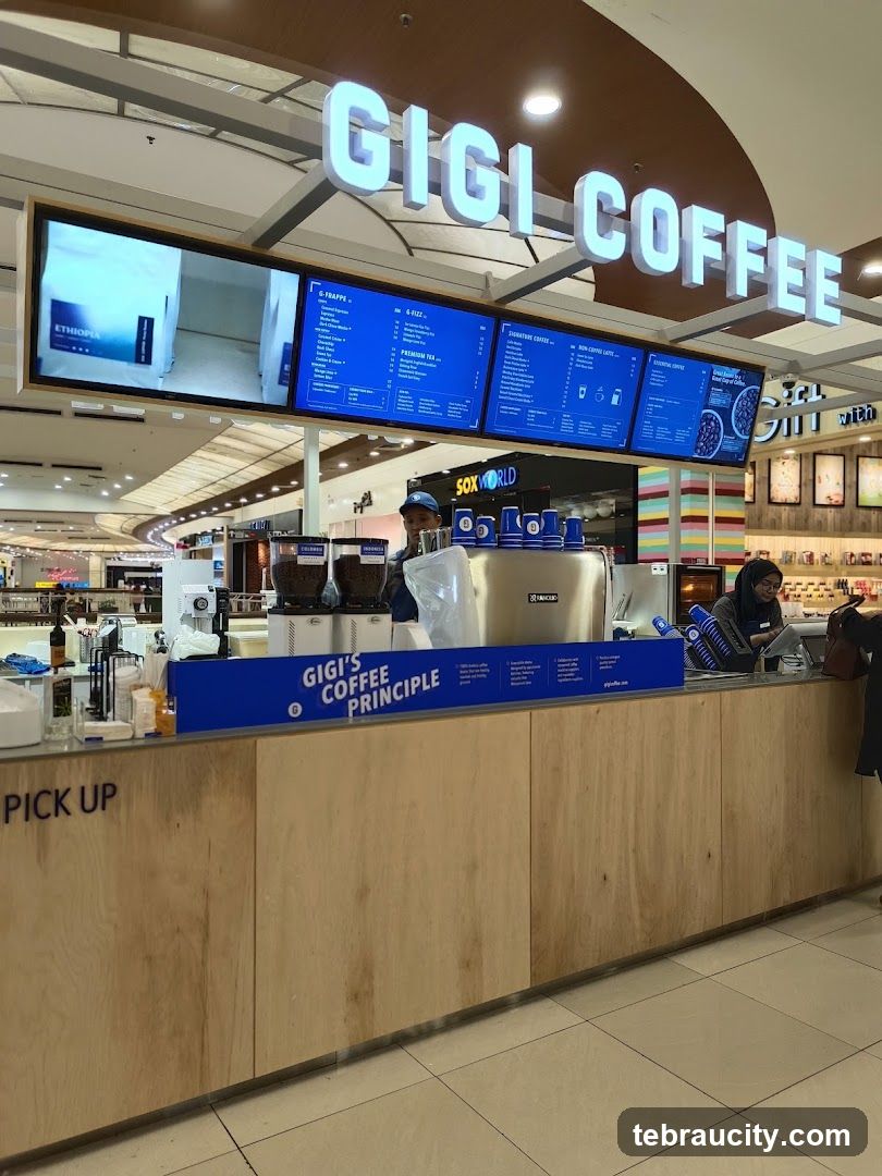 GIGI COFFEE Counter in Shopping Mall