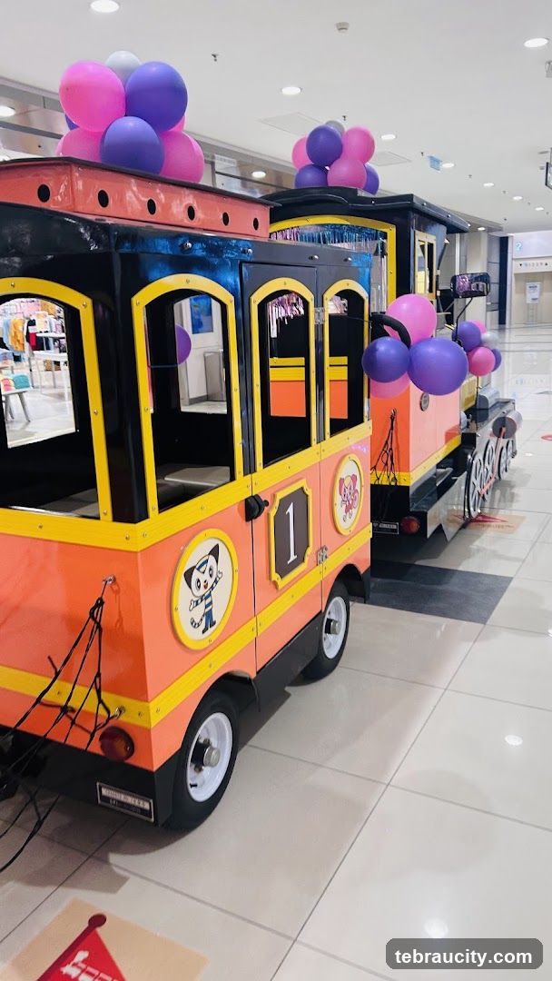 Children's Train Display in Mall