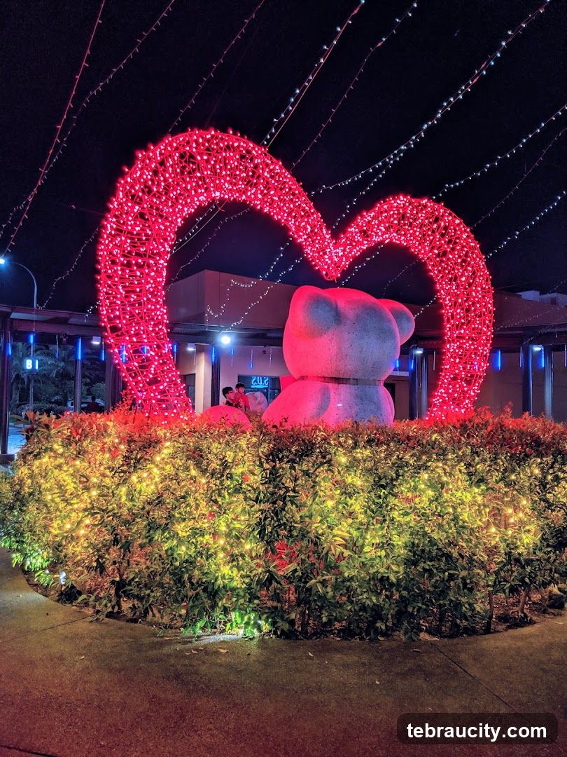 Nighttime decorative display