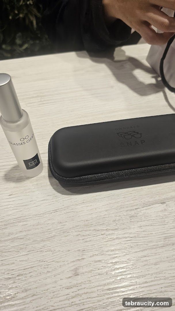Eyeglass Cleaning Spray and Case