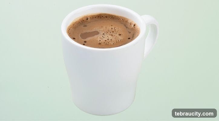Coffee in a white mug