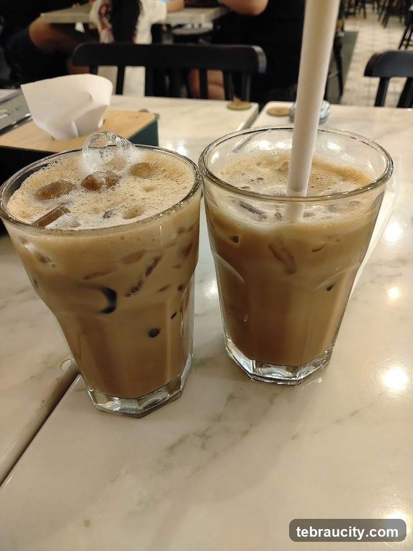 Two Iced Coffee Drinks