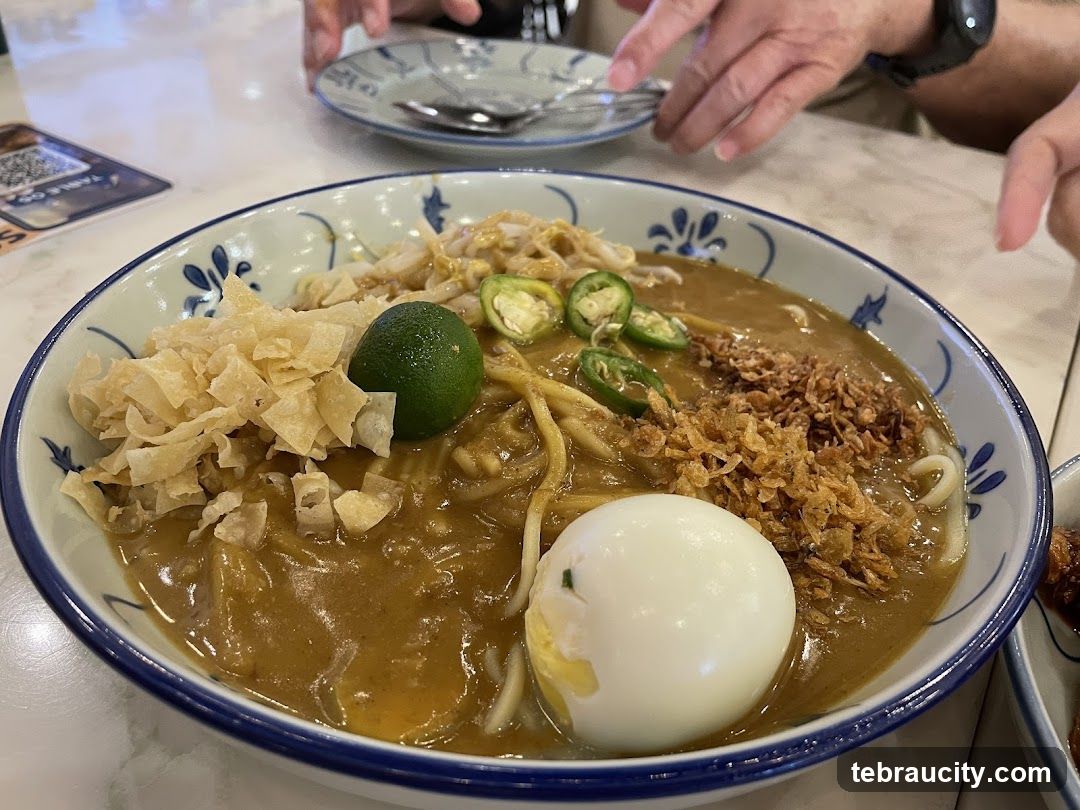 Noodle Soup with Egg and Lime