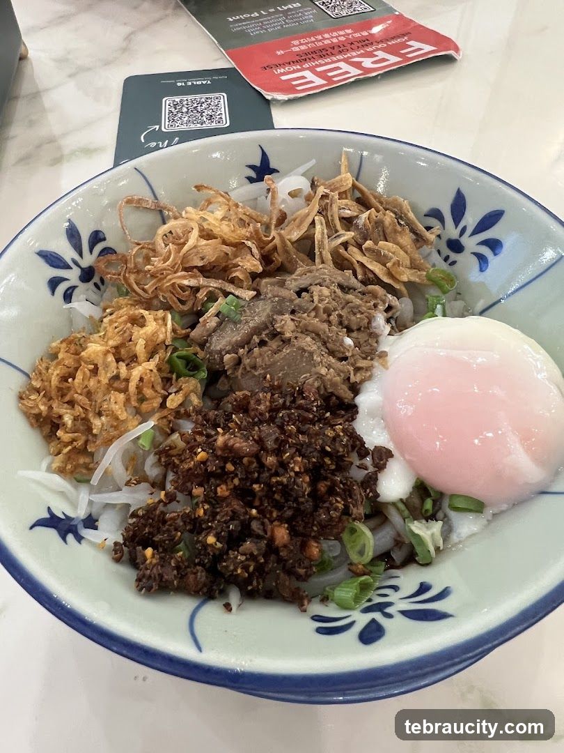 Noodle Dish with Toppings