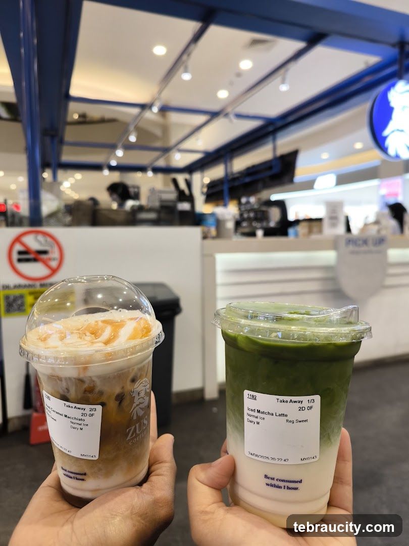 Two Iced Drinks