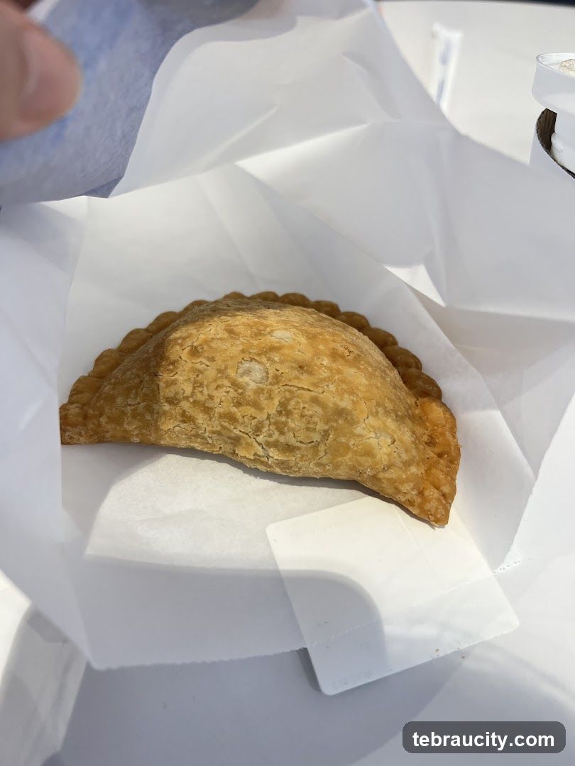 Empanada in Paper Bag