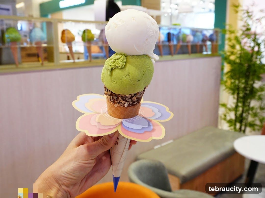 Romanlin ice cream and tea KS13 Aeon Mall Tebrau City
