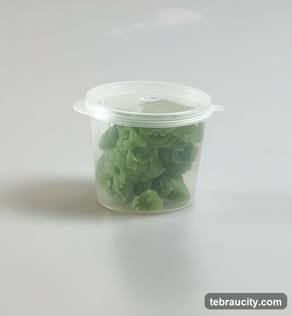 Green Candy in Container