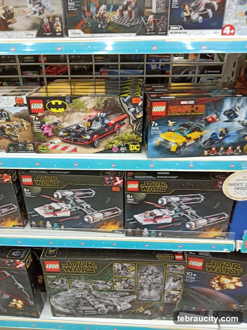 LEGO Sets on Shelves