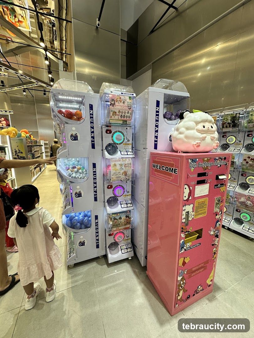 Gachapon Machines and Coin Exchange Machine