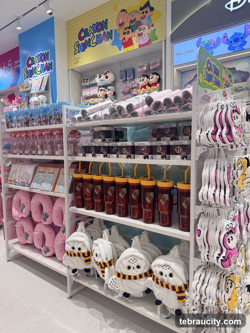 Crayon Shinchan and Harry Potter Merchandise