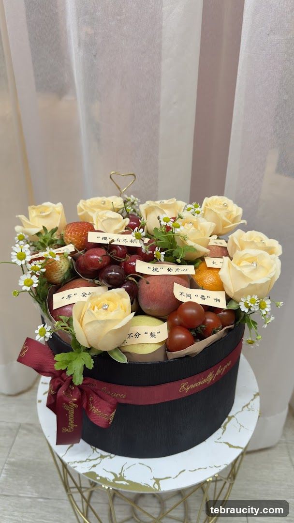 Fruit and Flower Arrangement