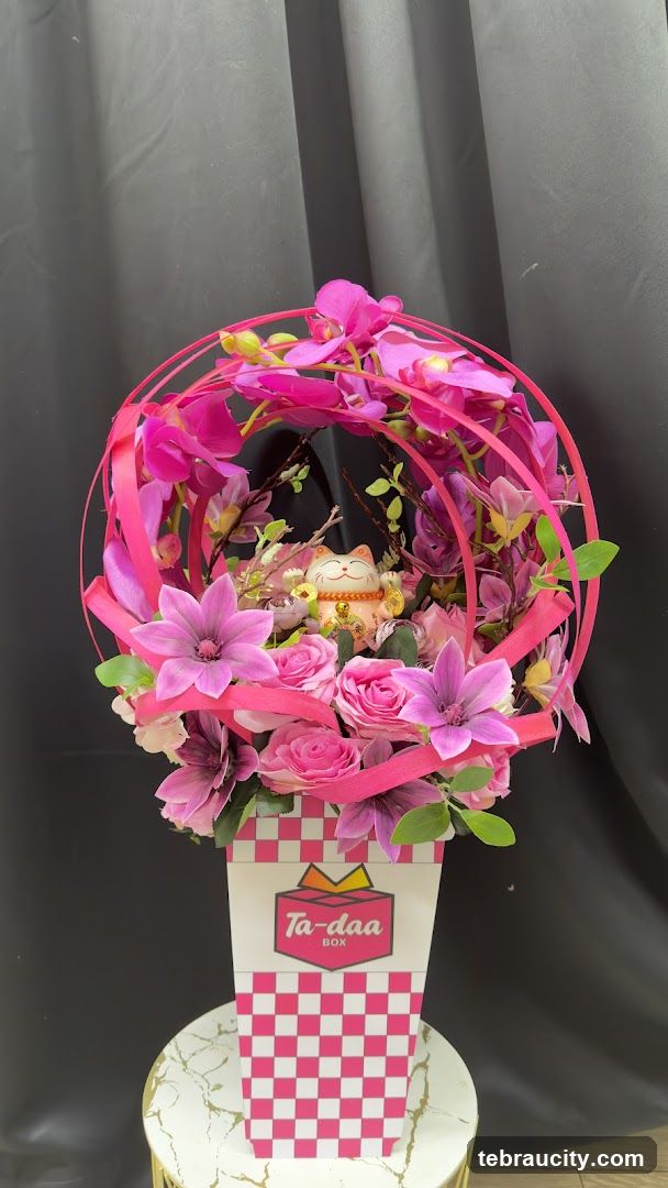 Floral Arrangement in a Branded Box