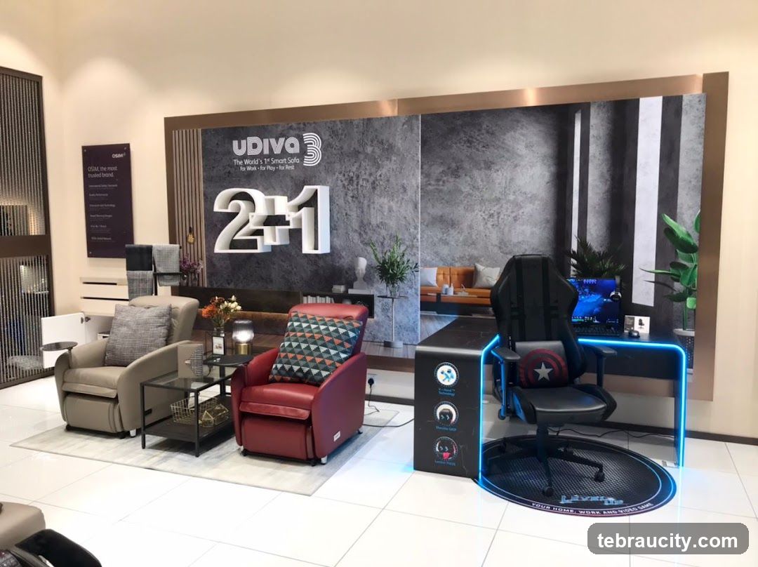 OSIM uDIVA 3 Smart Sofa Display