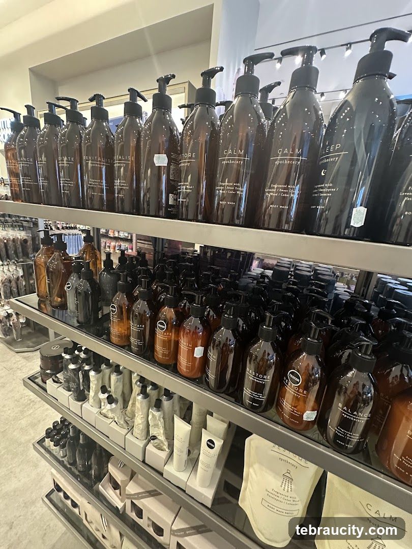 Apothecary Products on Shelves