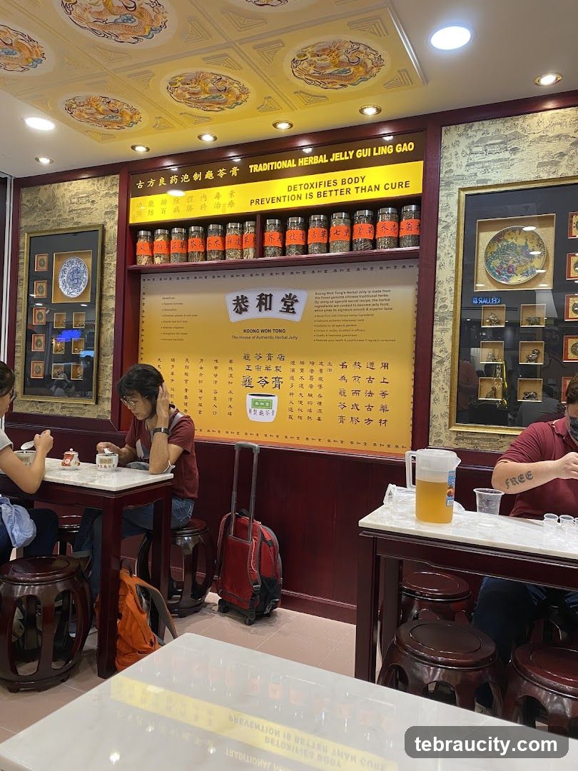 Herbal Jelly Shop Interior