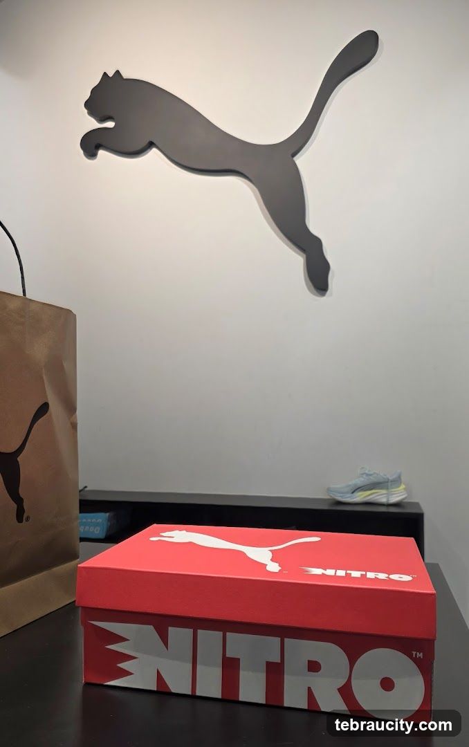 Puma Nitro Shoe Display