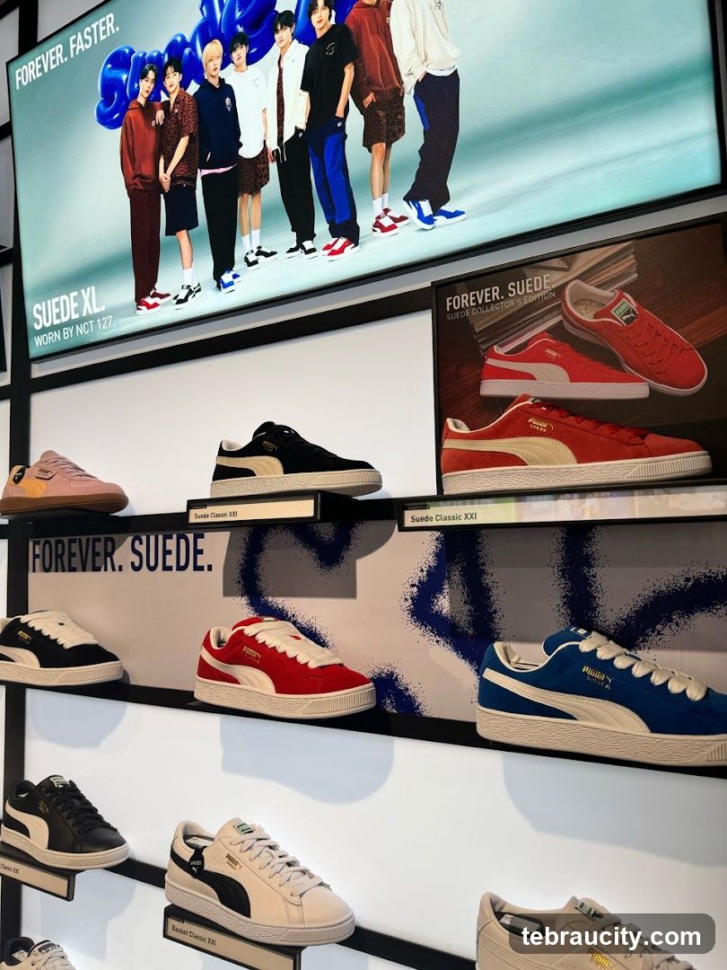Puma Suede Collection Display