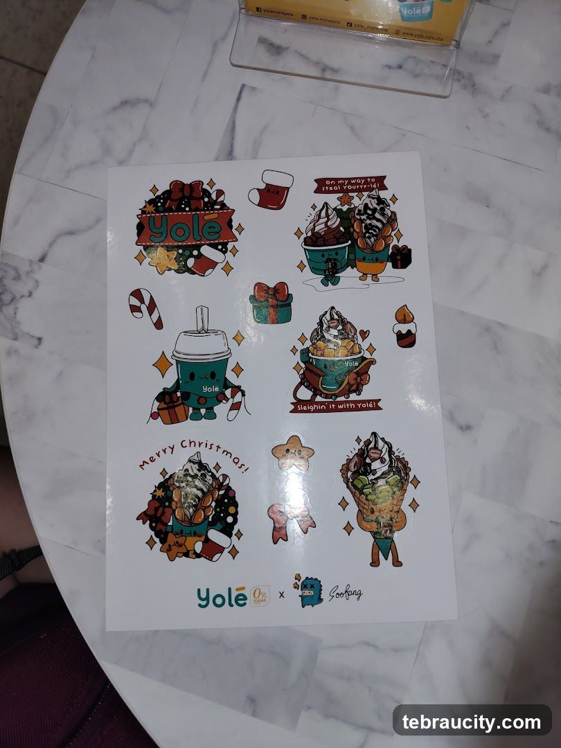 Yolé Christmas Stickers