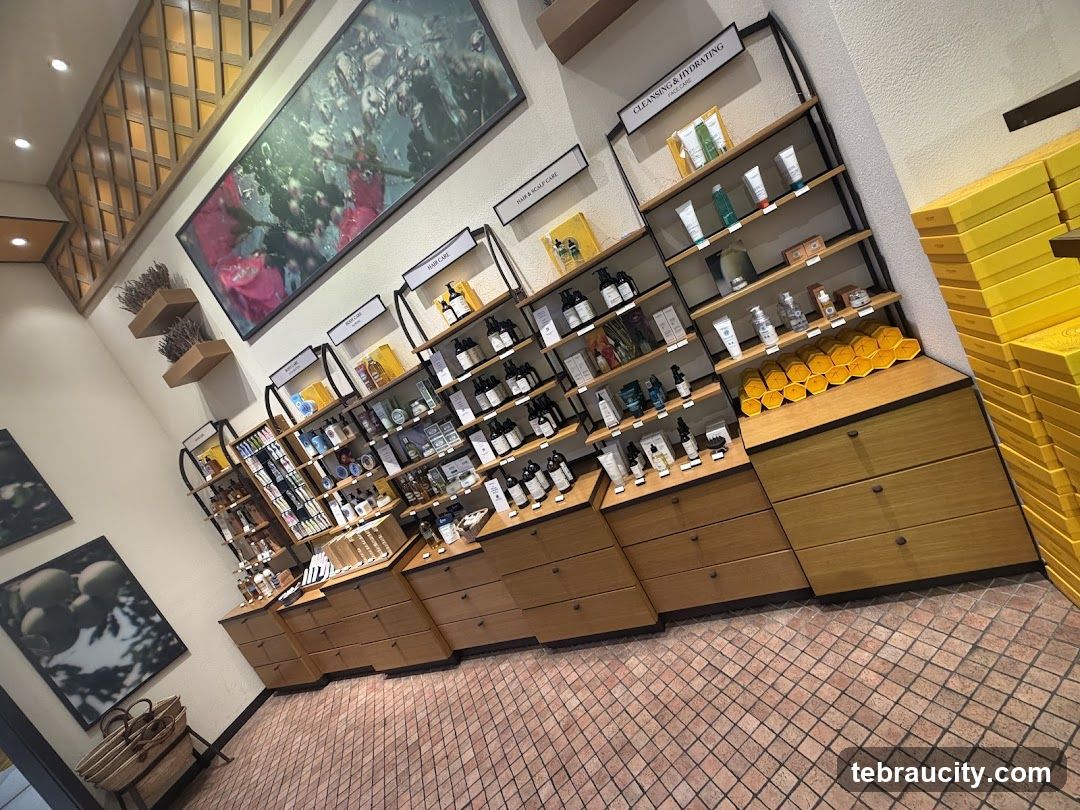 Store Interior with Shelving
