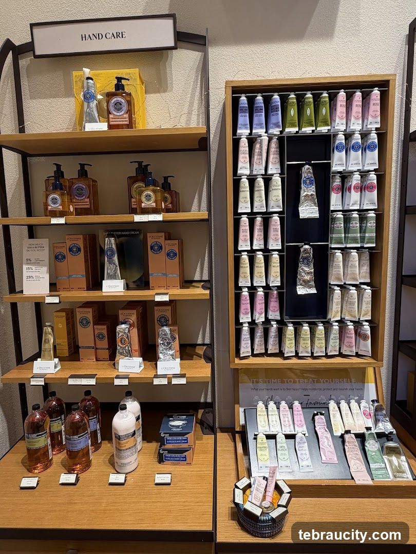 Hand Care Products Display