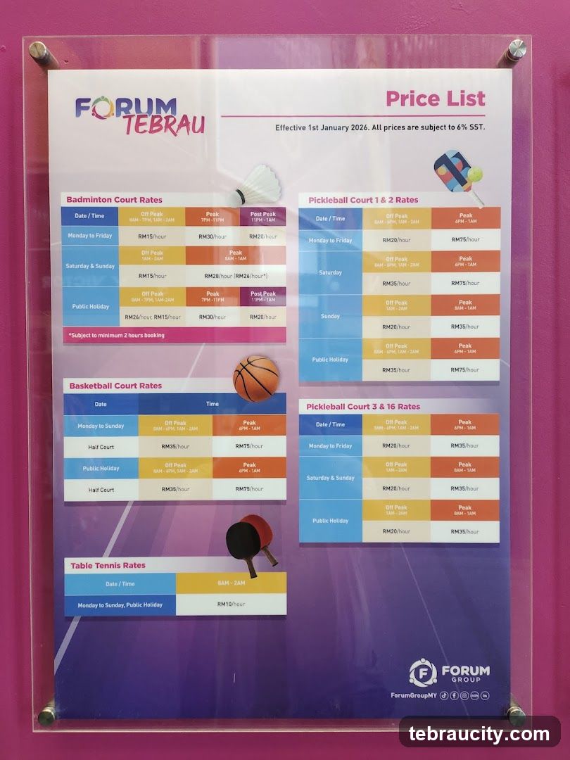 Price List