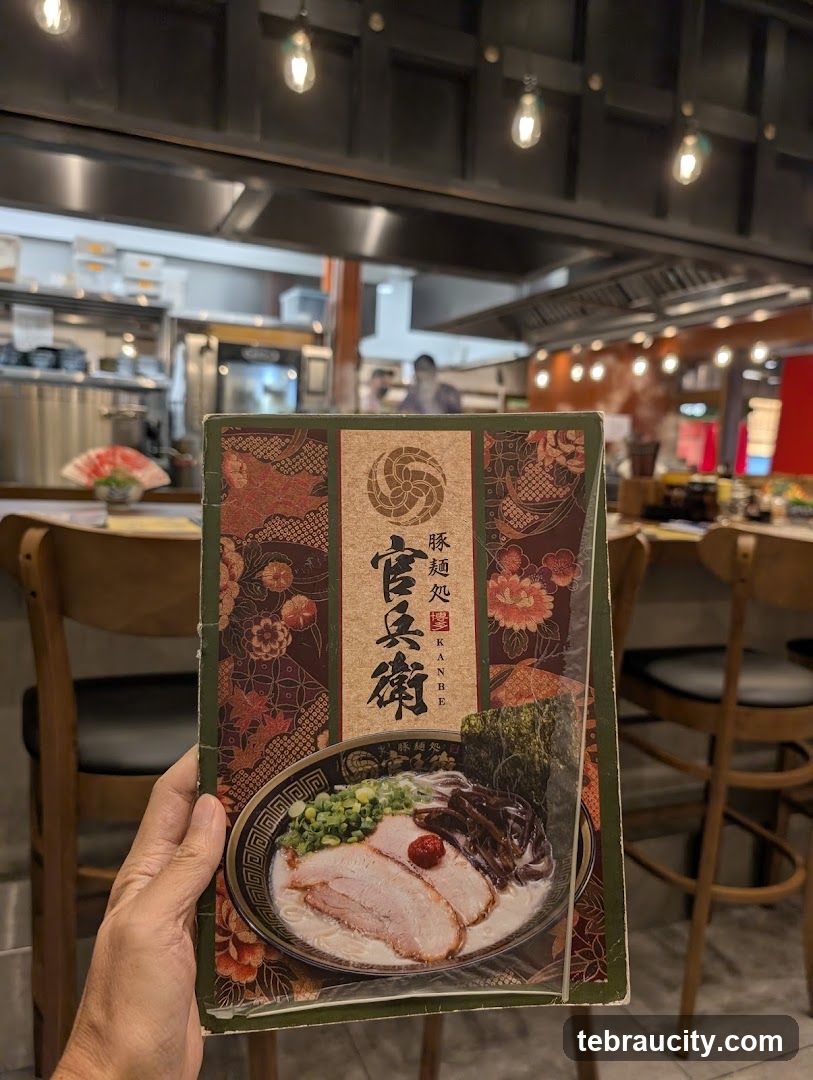 Ramen Menu