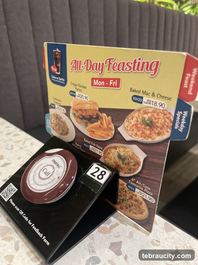 All-Day Feasting Menu