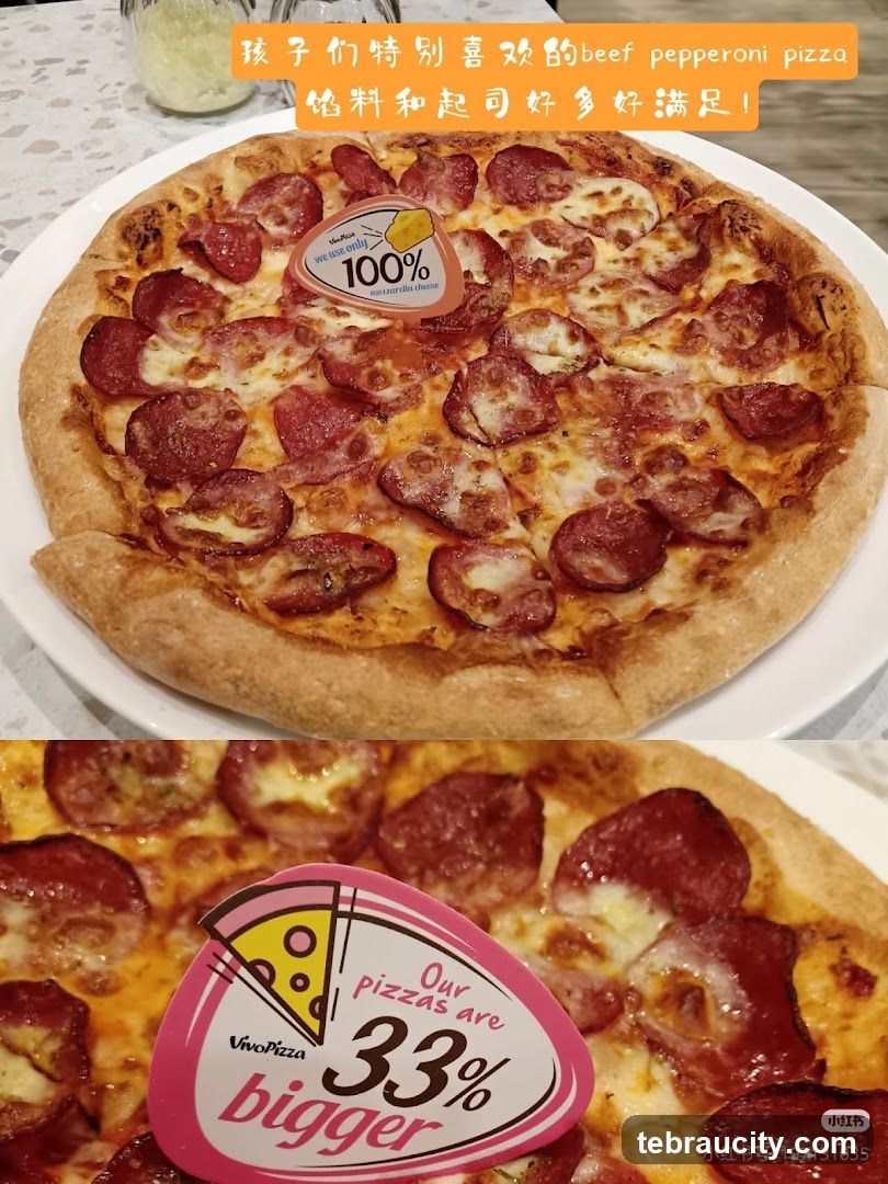 Beef Pepperoni Pizza