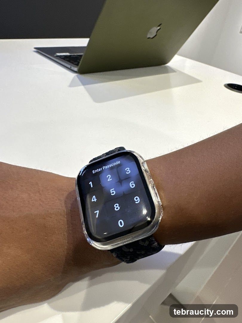 Apple Watch Passcode Screen