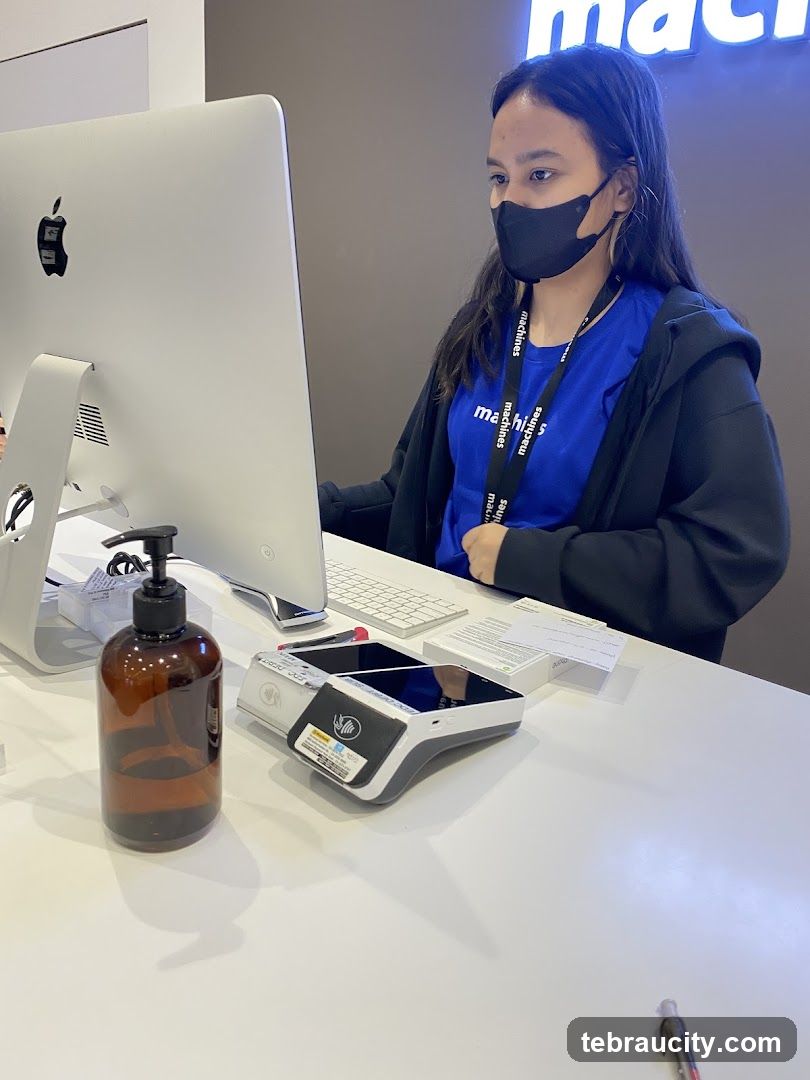 Employee at Counter