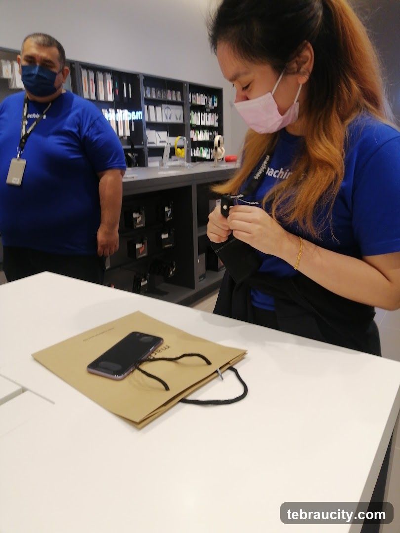 Store Employees Assisting Customer