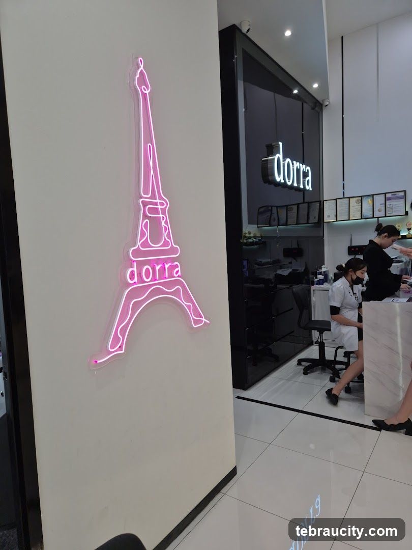 Interior of Dorra Salon