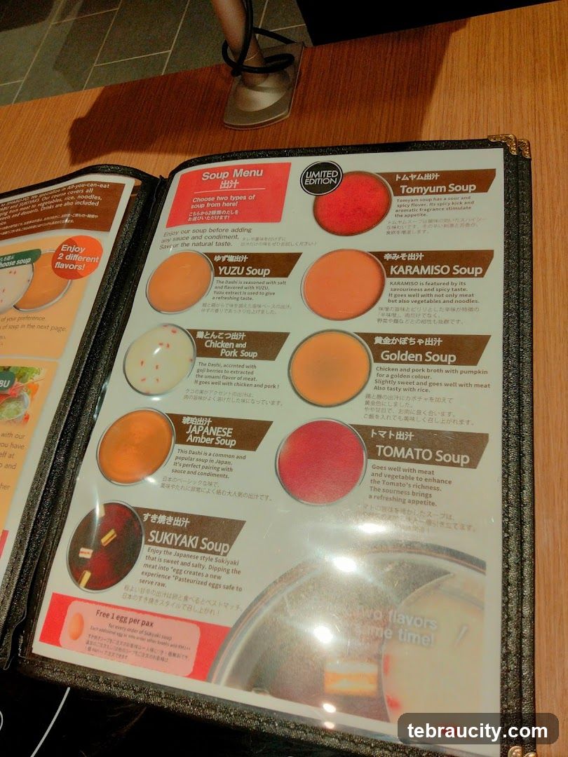 Soup Menu