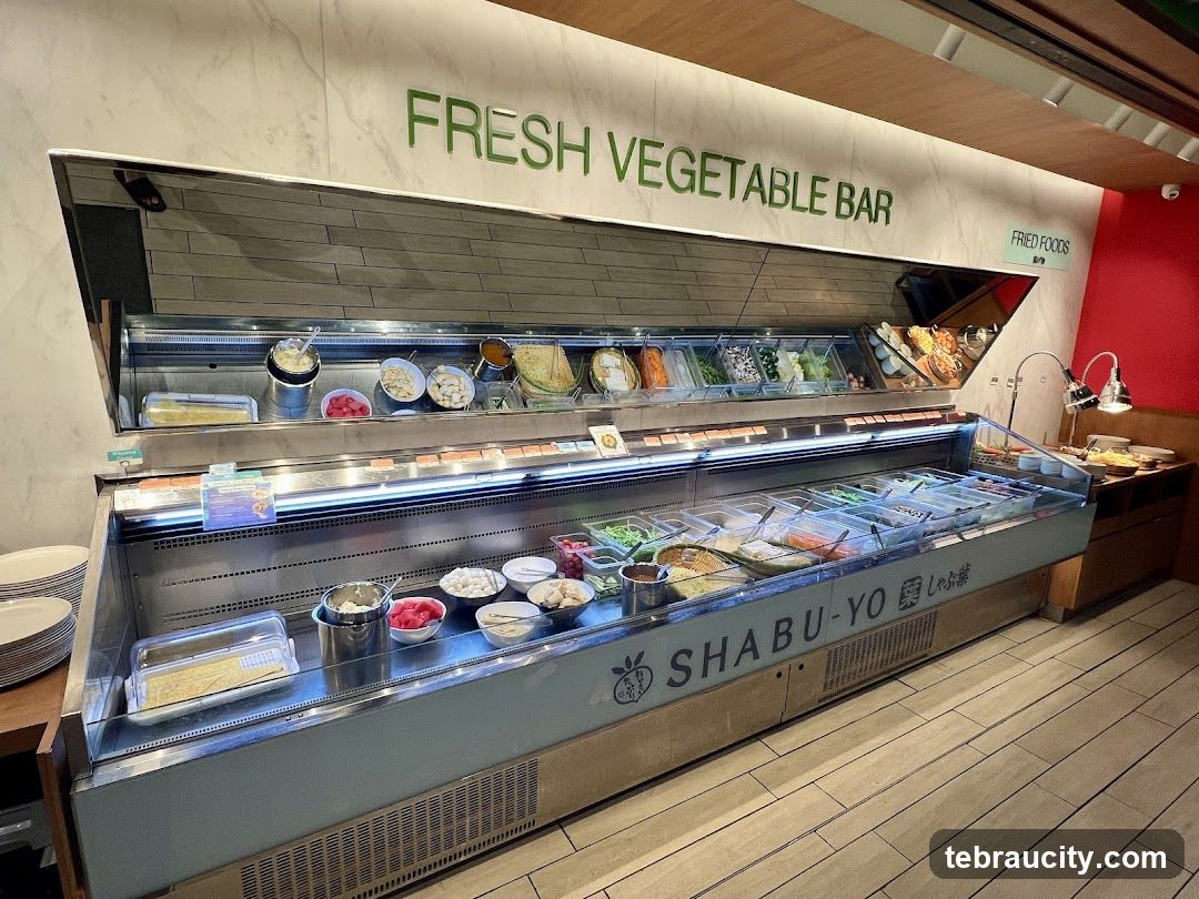 Shabu-Yo Fresh Vegetable Bar Interior